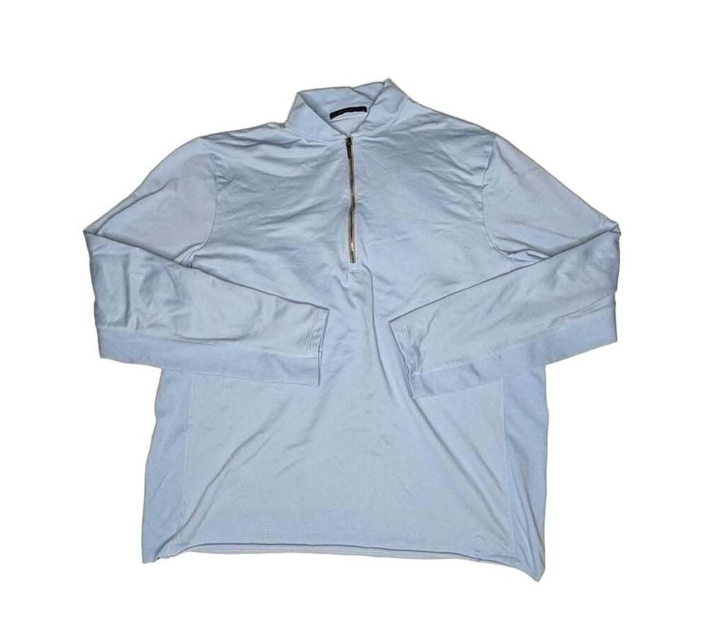 Greyson Men's Light Blue Quarter-Zip Performance Pullover
